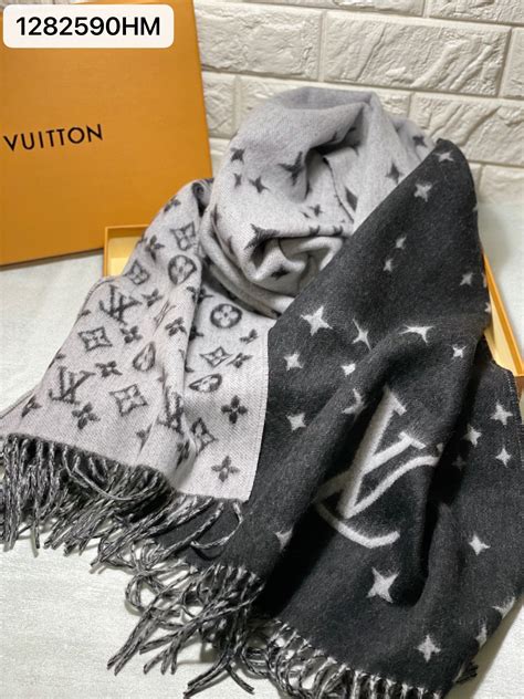 lv black scarf price|louis vuitton cashmere scarf price.